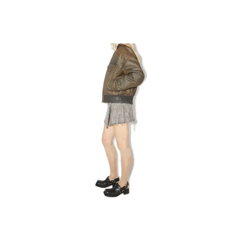 Acne Studios Dyed Denim Bomber Jacket Blue/Beige-2