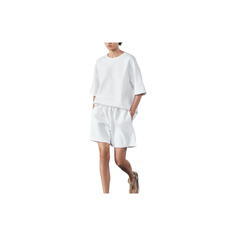 ZARA Sweatshirts Women's White-3