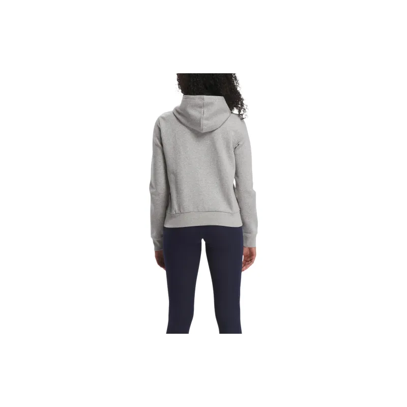 Reebok Identity Small Logo Fleece Zip-Up Hoodie Sweatshirt Women's Medium Gray Mixed Color-2