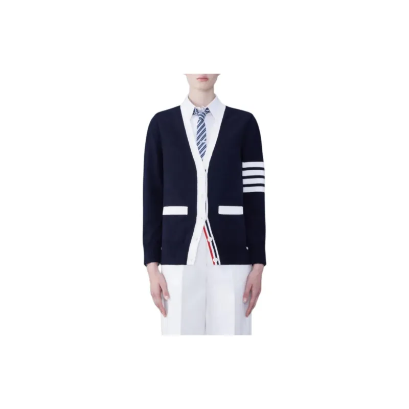 THOM BROWNE· Sweater Women's Blue-3