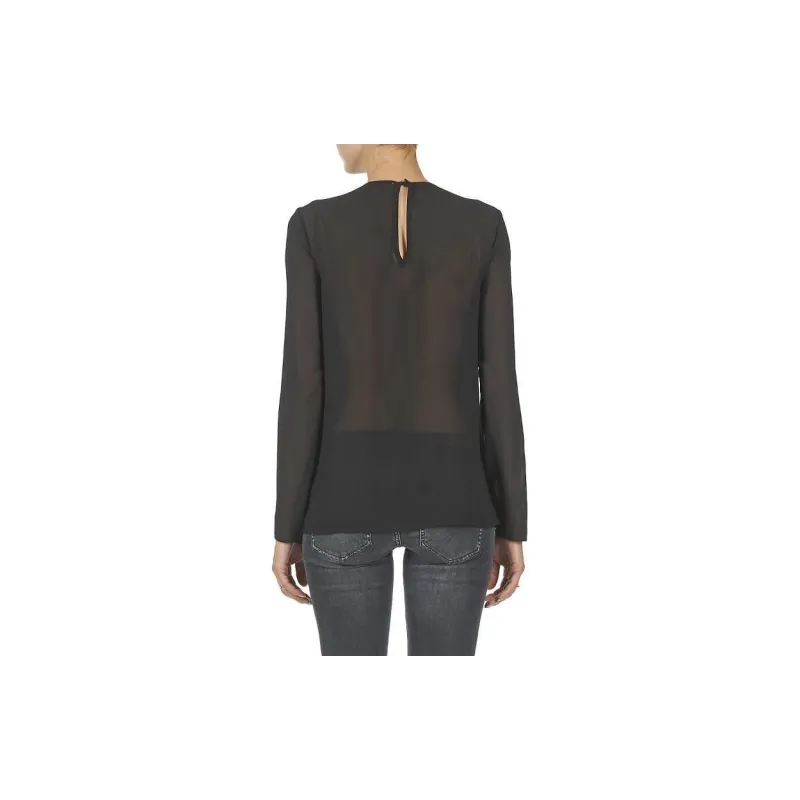 MICHAEL KORS MMK Shirt Women's Black-3
