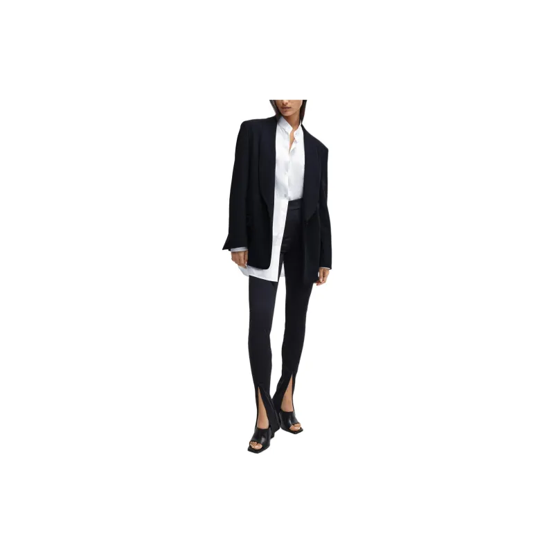HUGO BOSS x Naomi Campbell Business Suits Coats Women's Dark Blue-1