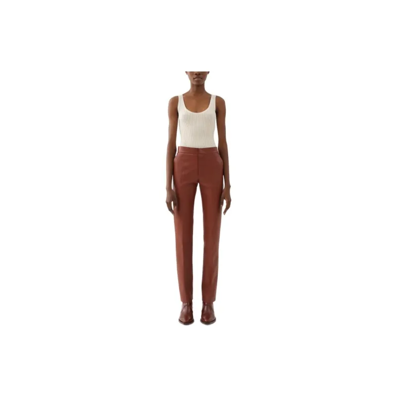 Chloé Knitted Sweatpants Women's Caramel Umber-1