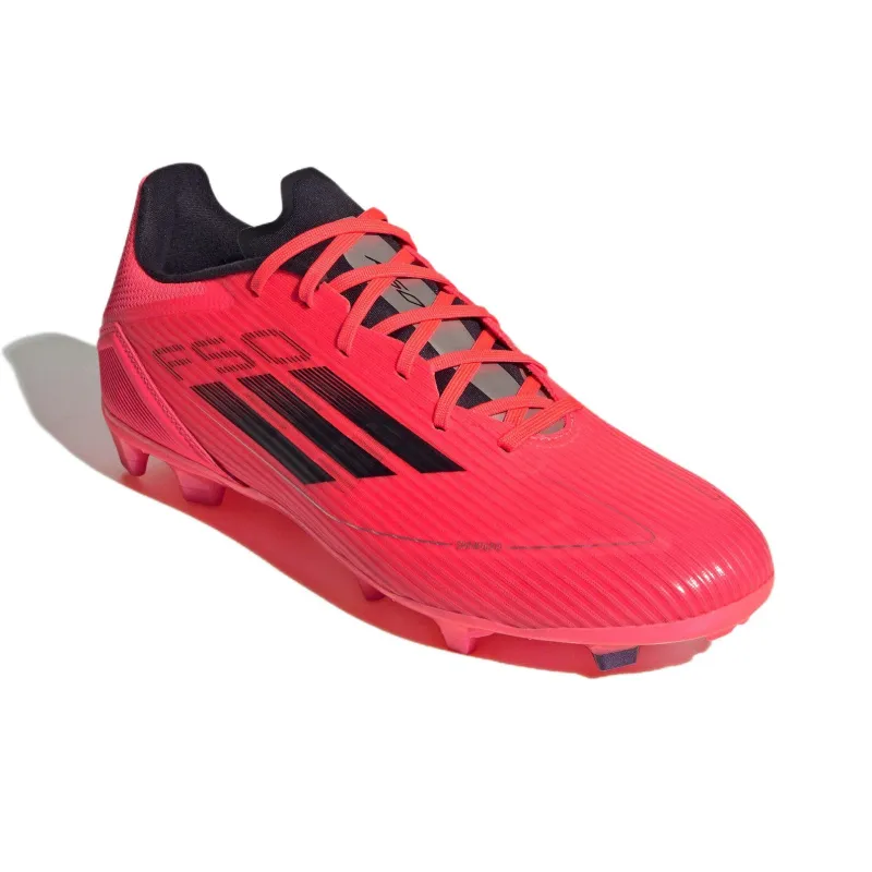 Adidas F50 League Firm/Multi Ground Turbo Aurora Black Platinum Metallic-1