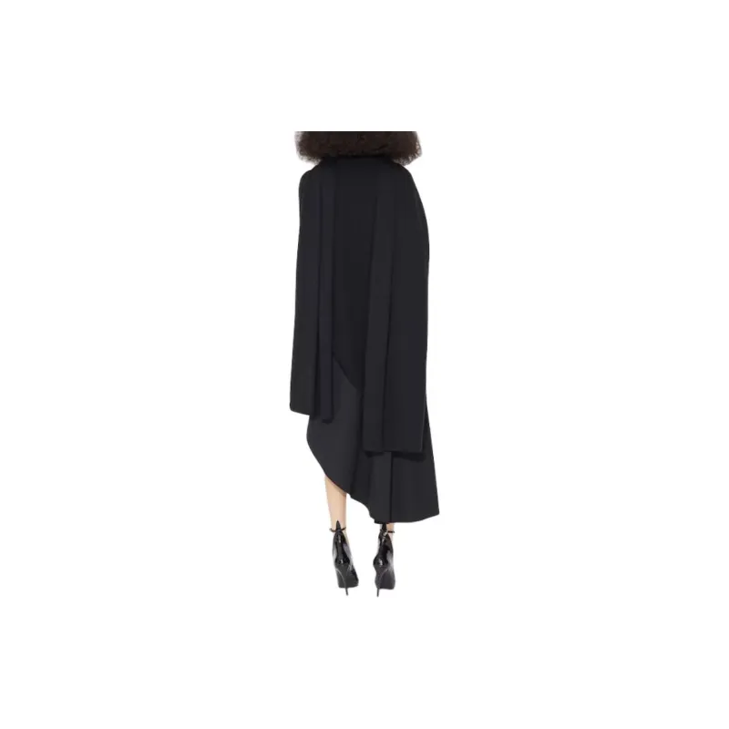 Alaia Fluid Asymetric Midi Skirt-2