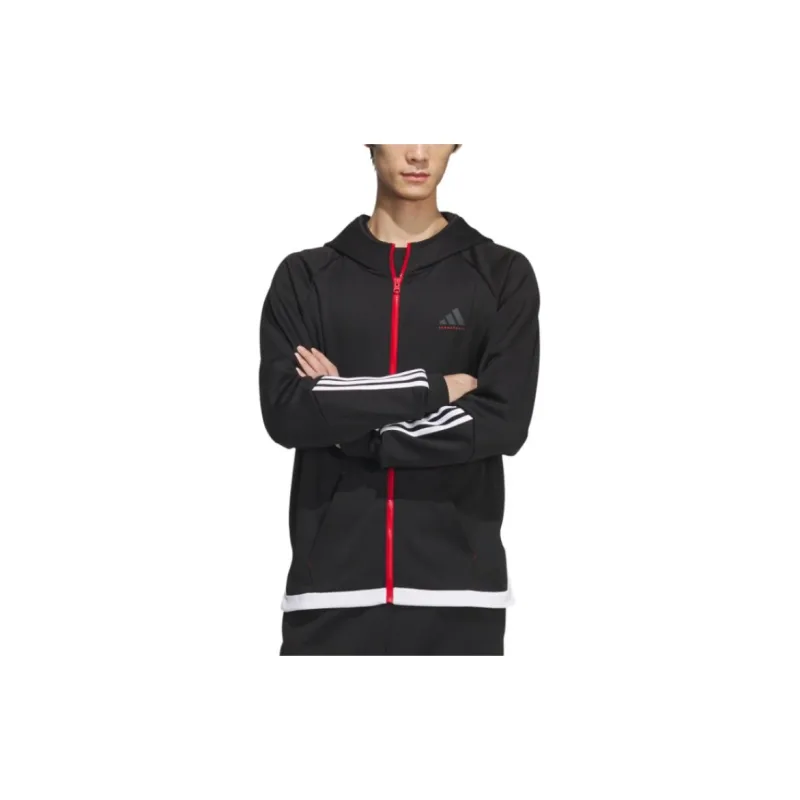 Adidas BASKETBALL FW24 Jackets Coats Men's Black-1