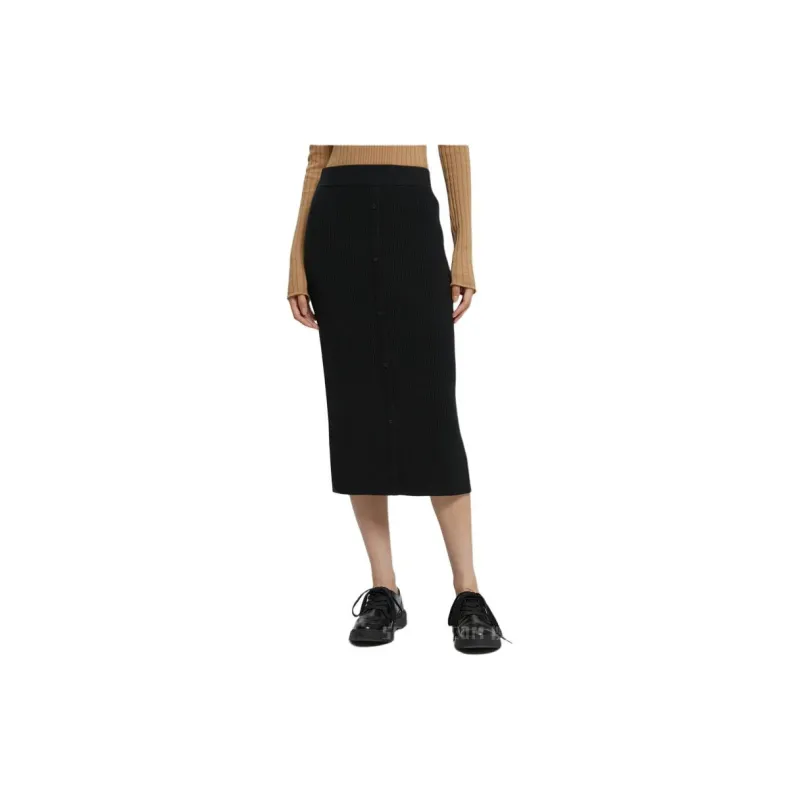 CALVIN KLEIN Casual Long Skirt Women's Black-2