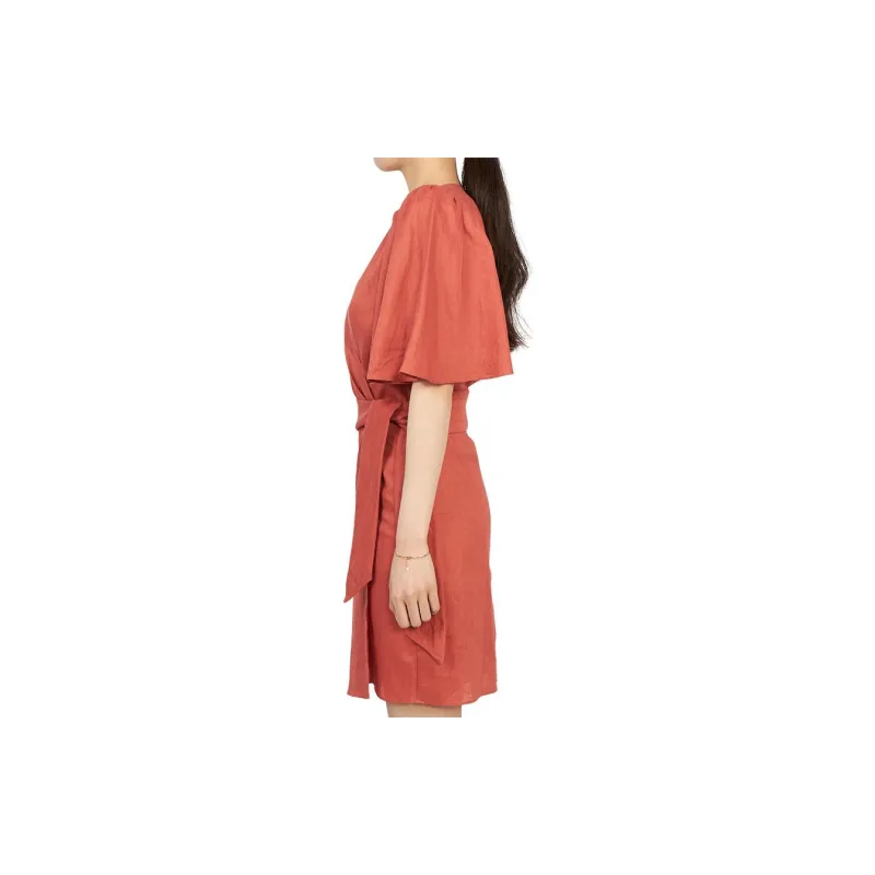 Vanessa Bruno Short Sleeved Dresses Women's Coral-5