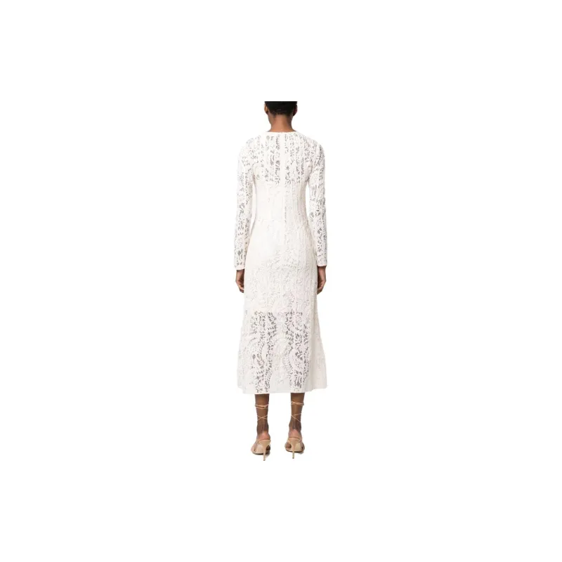 Zimmermann Devi Floral-lace Panelled Midi Dress-2