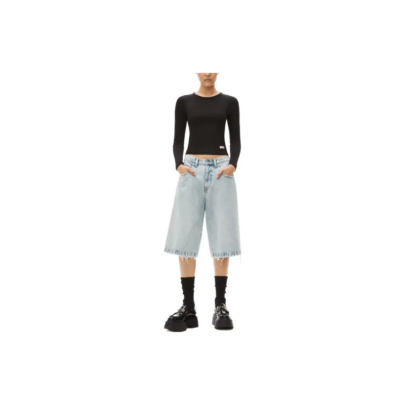 Alexander Wang Ribbed Long-Sleeved T-Shirt-1
