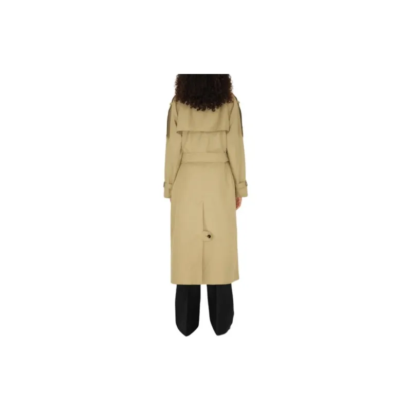 Burberry Trench Coat Women's Khaki-4
