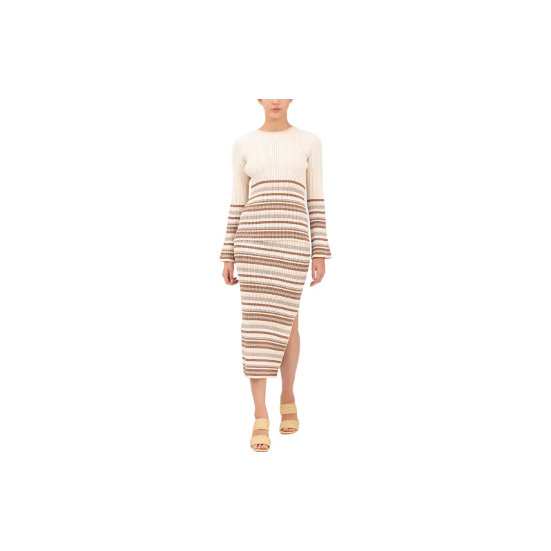 C/MEO Long-Sleeved Dresses Women's White-2
