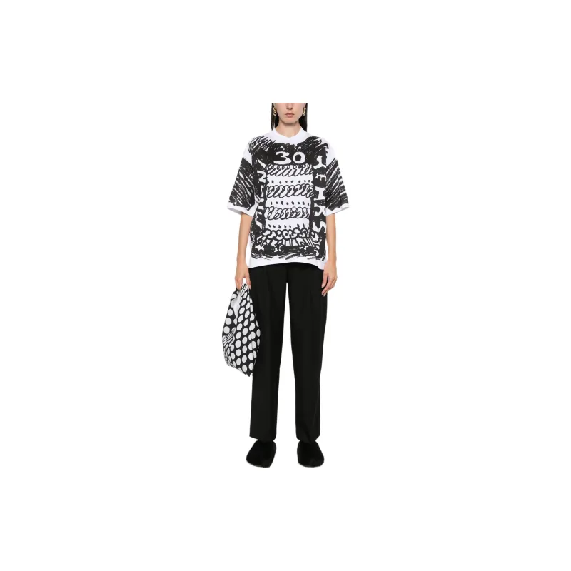 MARNI Stamped Crewneck T Shirt-1