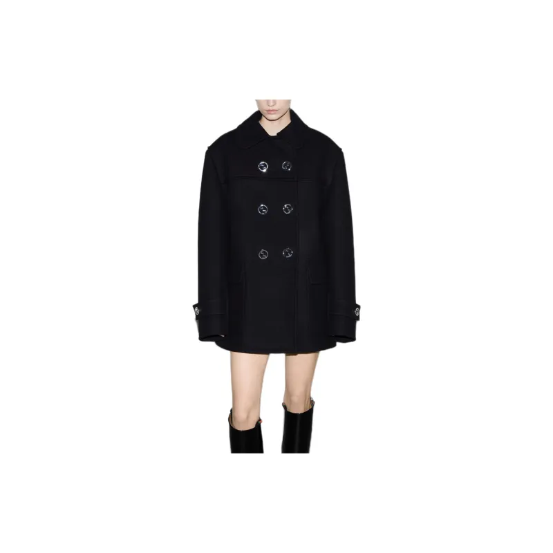 GUCCI Batavia Collared Button Up Coat-3