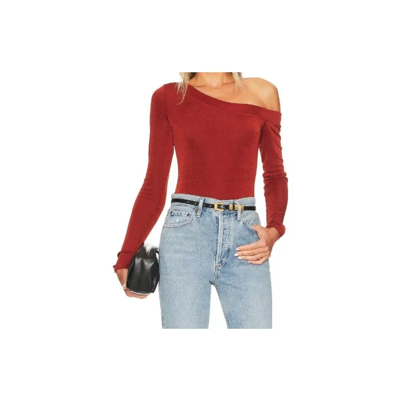 FREE PEOPLE Bodysuits Women's Red-2