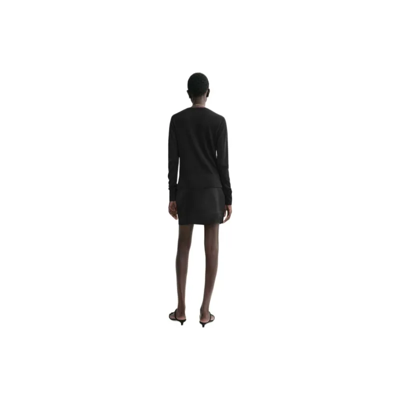 TOTEME PF24 Casual Short Skirts Women's Black-2
