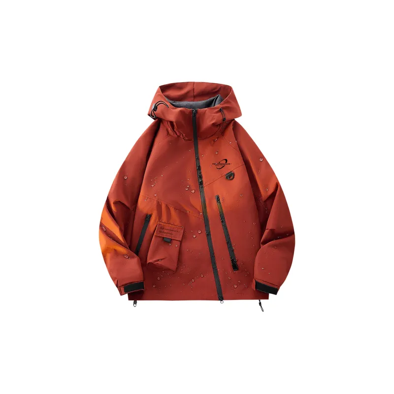 PAUL COSTELLOE Urban Living/Travel/Commuting Waterproof And Windproof To Keep Warm Windbreaker Jacket Unisex Black-6