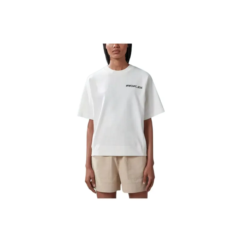 Moncler Logo T-Shirt T-Shirt Women's White-2