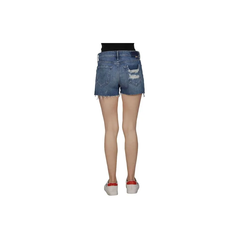 MOTHER Denim Shorts Women's Blue-4