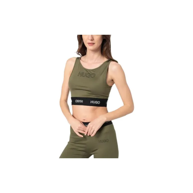 HUGO BOSS Sport Vests Women's Army Green-2