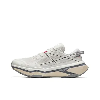 Anta Falcon Hunting Slip Resistant Cushioning Low Top Trail Running Running Shoes Men's Beige