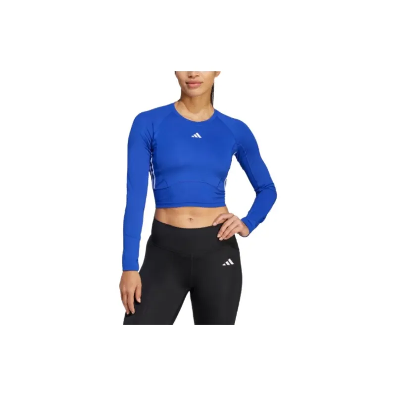 Adidas Free Shipping With AdiClub Train Essentials Material Mix Long Sleeve Top-1