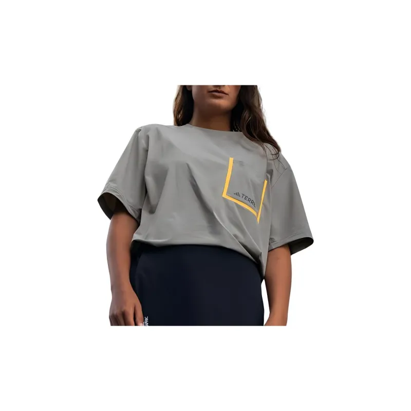 Adidas T Shirts Women's Gray-2