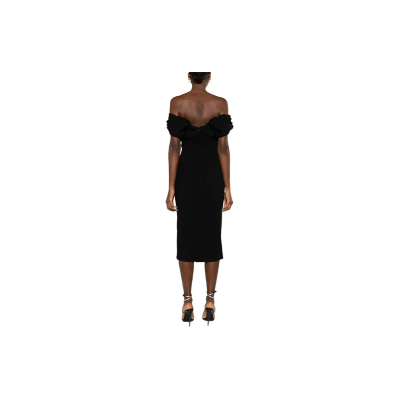 A.L.C. Nora Off-shoulder Midi Dress-2