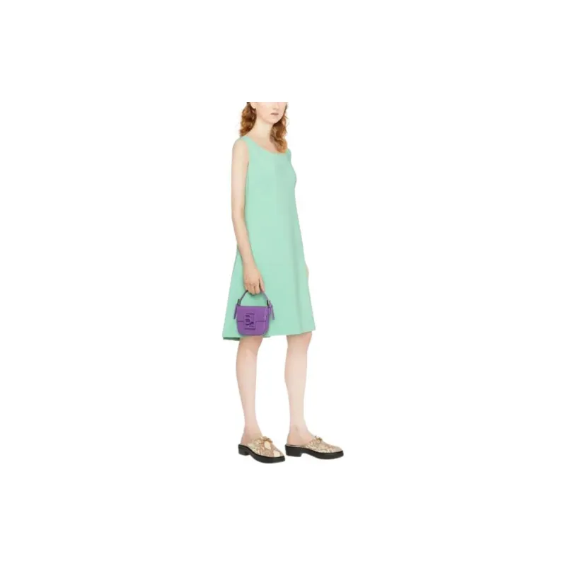 MOSCHINO Sleeveless Dresses Women's Green-1