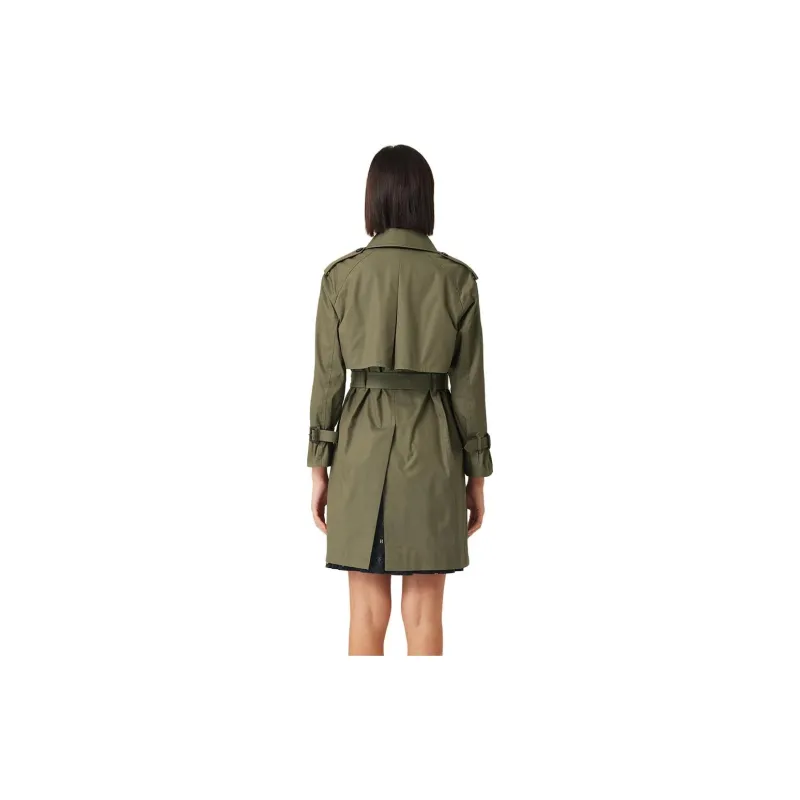 HAZZYS Trench Coats Women's Khaki-2