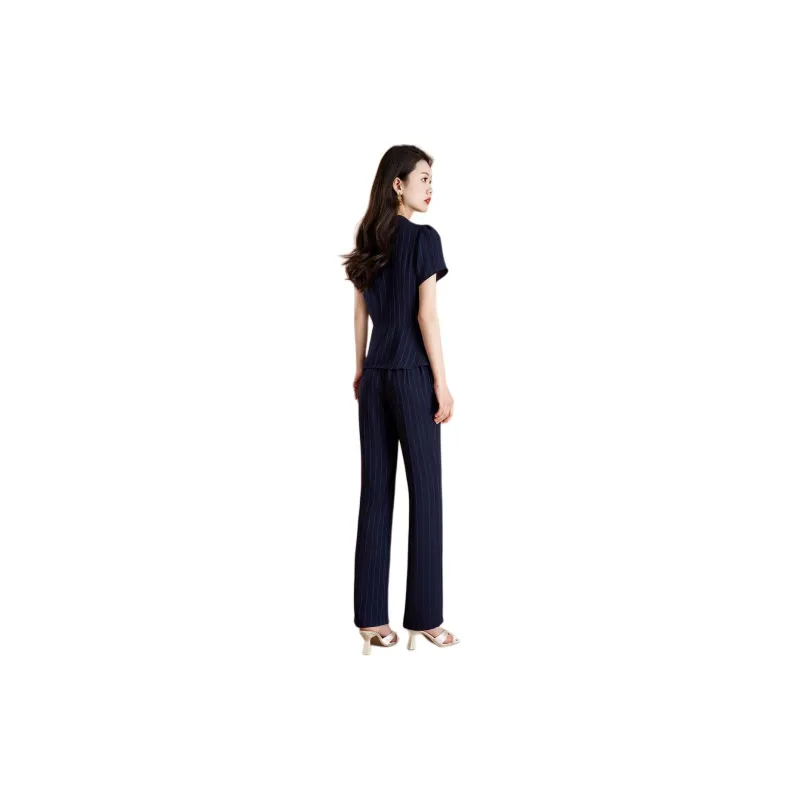 Mylan Casual Suit Women's Navy Blue-1