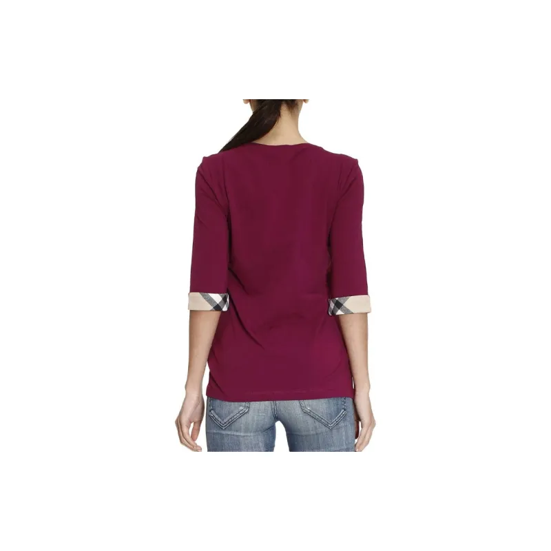 Burberry T Shirts Women's Pink-2