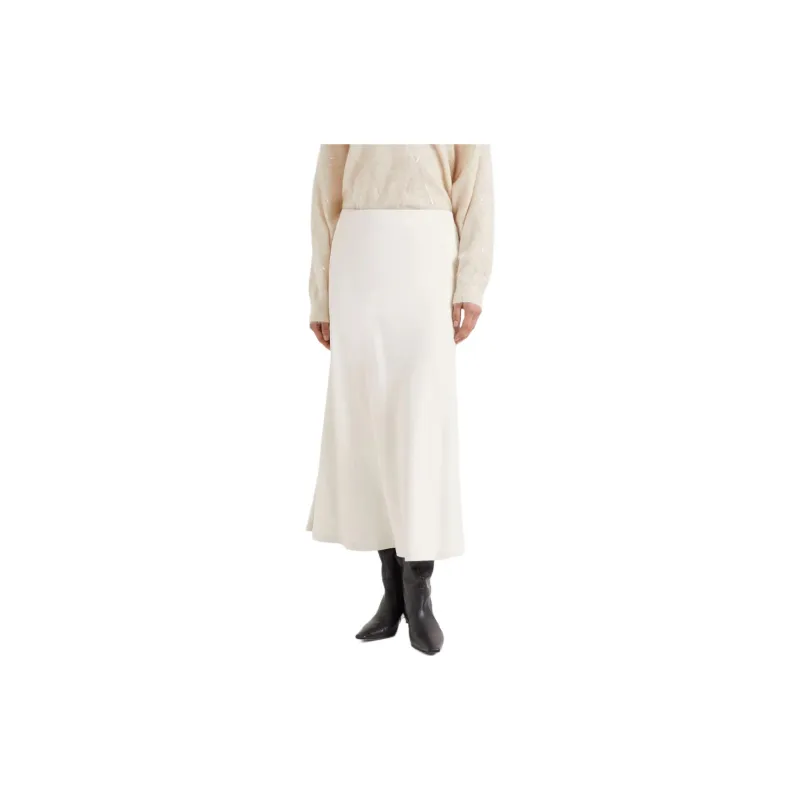 Brunello Cucinelli Flared A Line Maxi Skirt-2