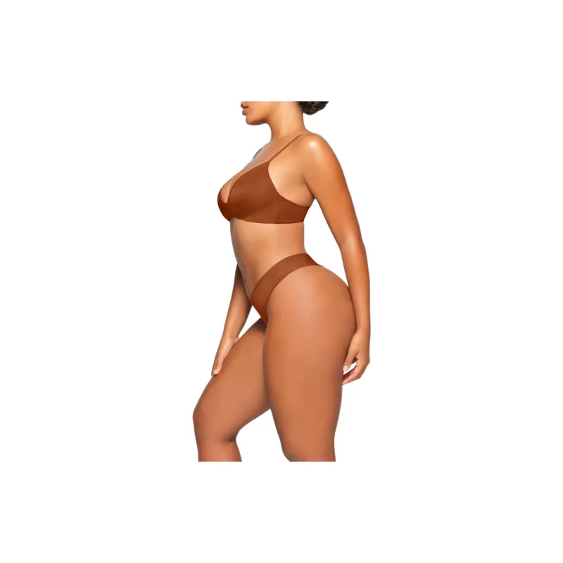 SKIMS WIRELESS FORM T-SHIRT DEMI BRA Bra Women's 1 Pack BRONZE/Bronze-2