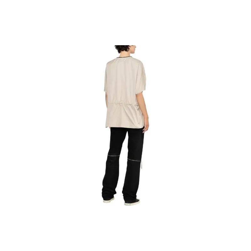 RICK OWENS Sail Short sleeve Leather Jacket-1