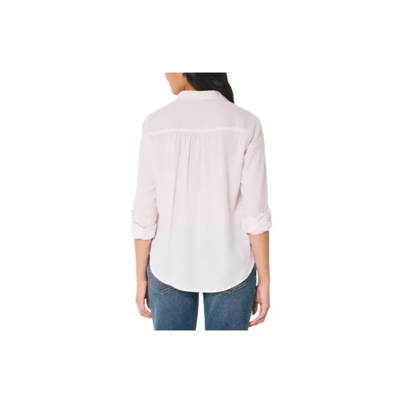 Hollister Shirt Women's White Stripes-2