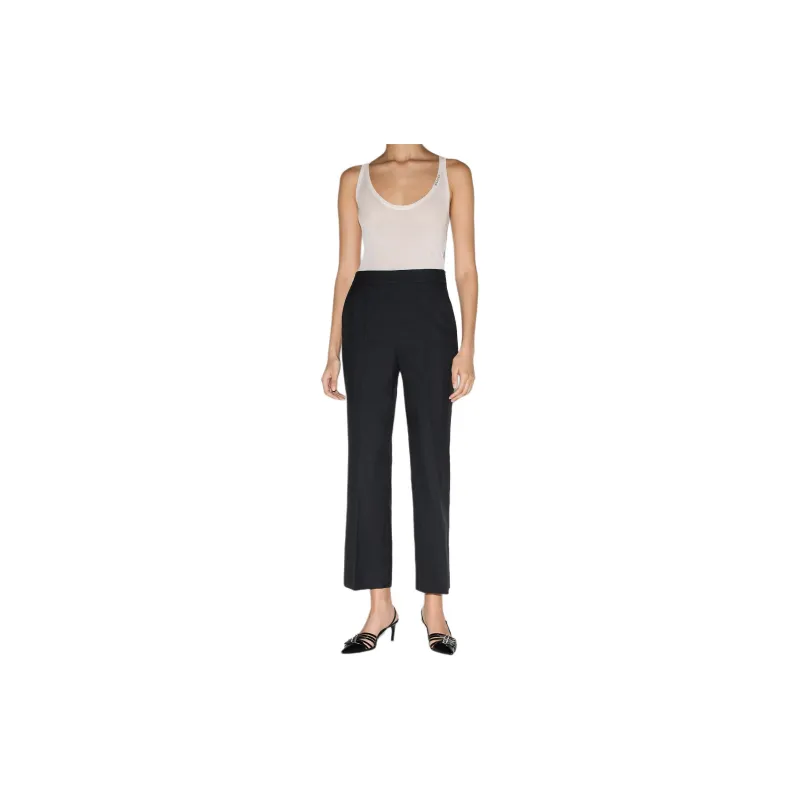 GUCCI Wool Gabardine Pant Casual Pants Women's Black-1