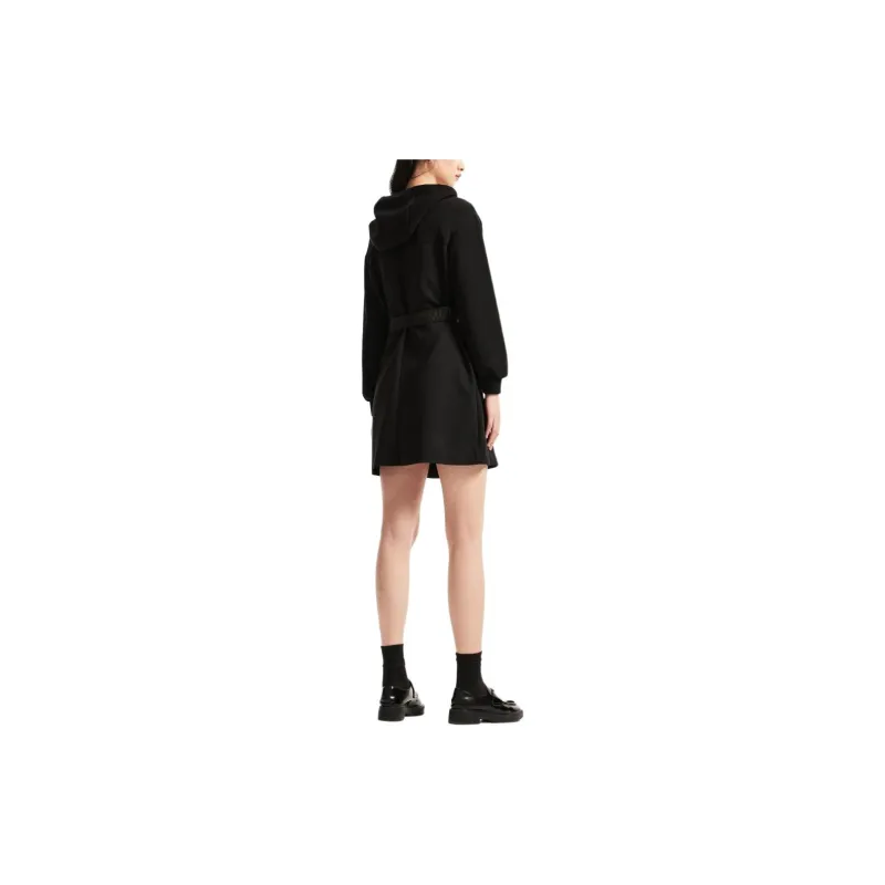 VERO MODA Long-Sleeved Dresses Women's Black-4