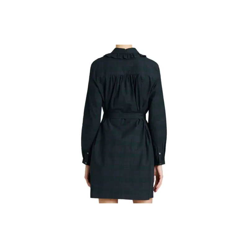 Burberry Long Sleeved Dress Women's Multicolor-2