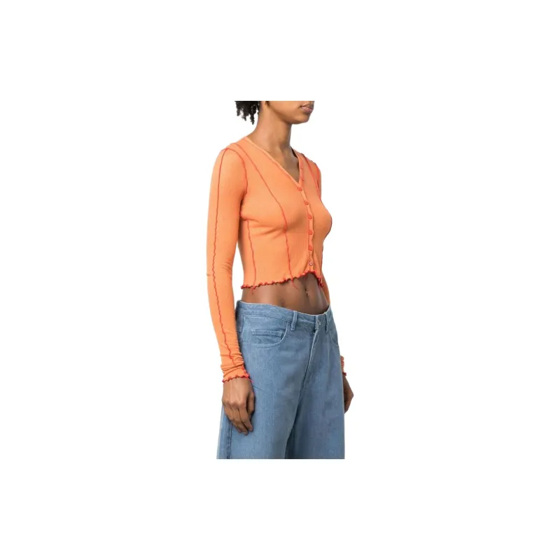 DIESEL Cashmere Sweaters Women's Orange-2