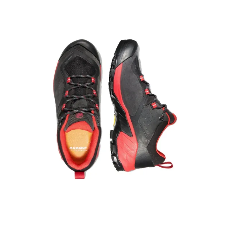 MAMMUT Sapuen Anti Slip Wear Resistant Low Top Hiking Shoes Women's Black-3