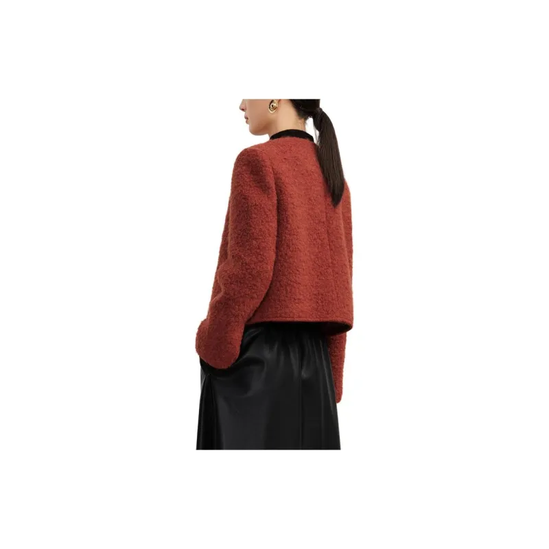 JZ. ANNAKRO Coats Women's Rusty Red-3