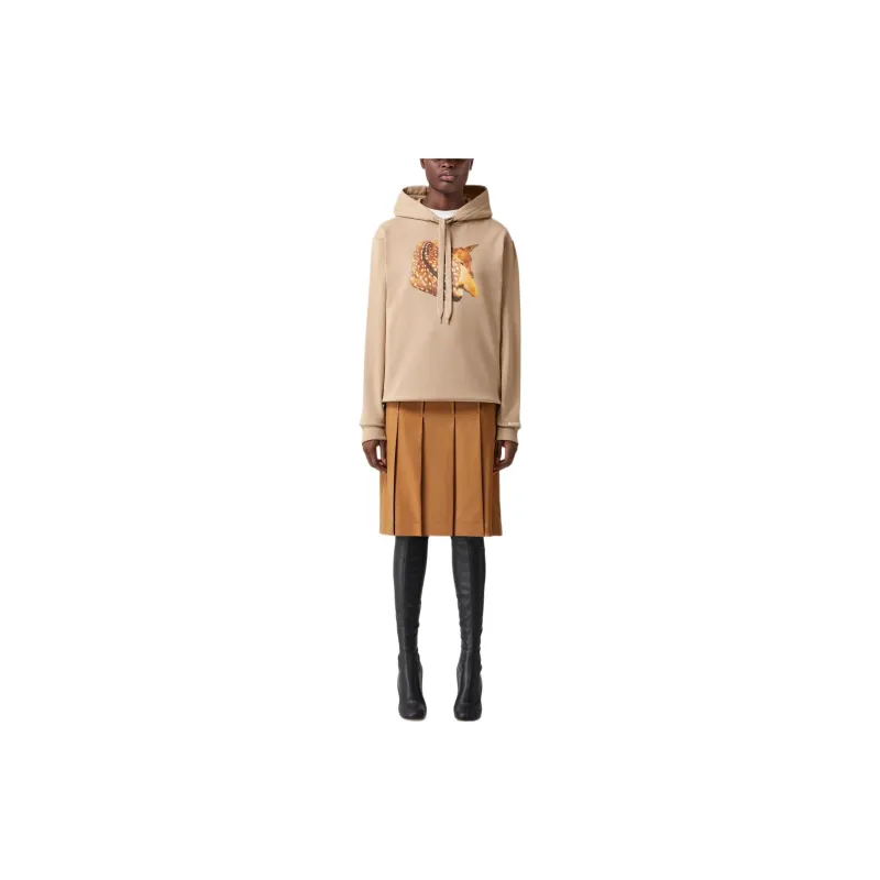 Burberry SS22 Sweatshirt Loose Fit Style Women's Tawny-3