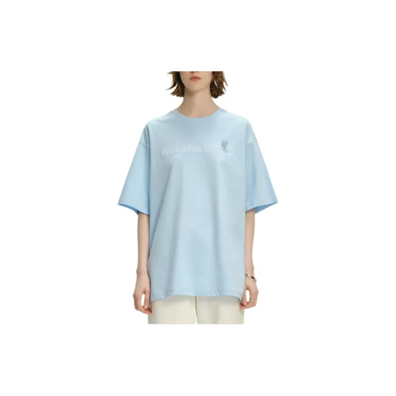 KARL LAGERFELD T Shirt Women's Blue-1