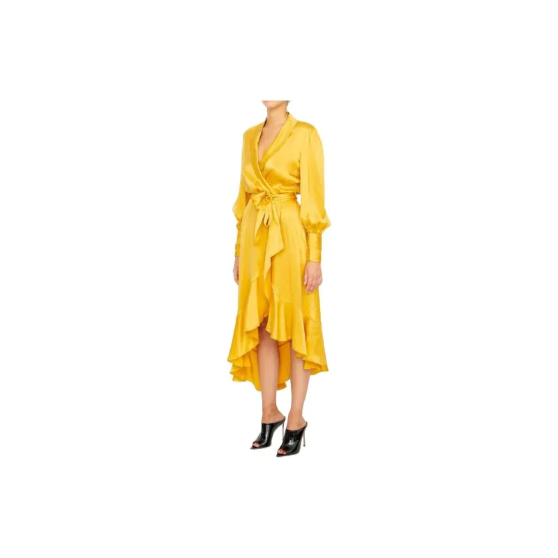 Zimmermann Long-Sleeved Dresses Women's Yellow-2