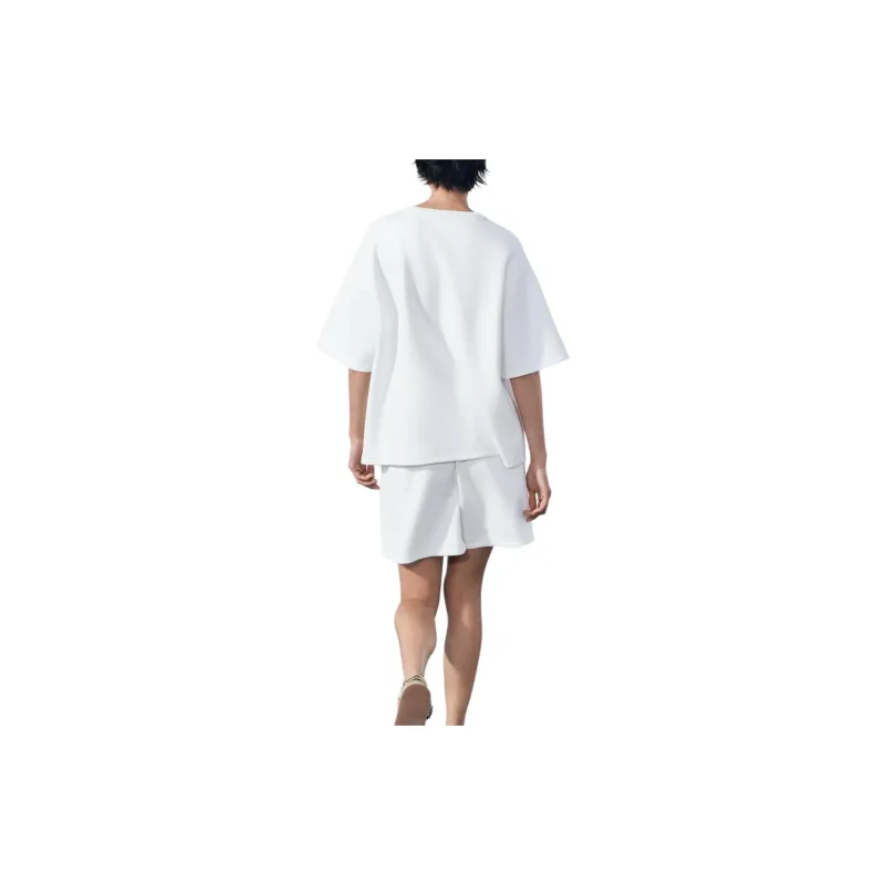 ZARA Sweatshirts Women's White-2