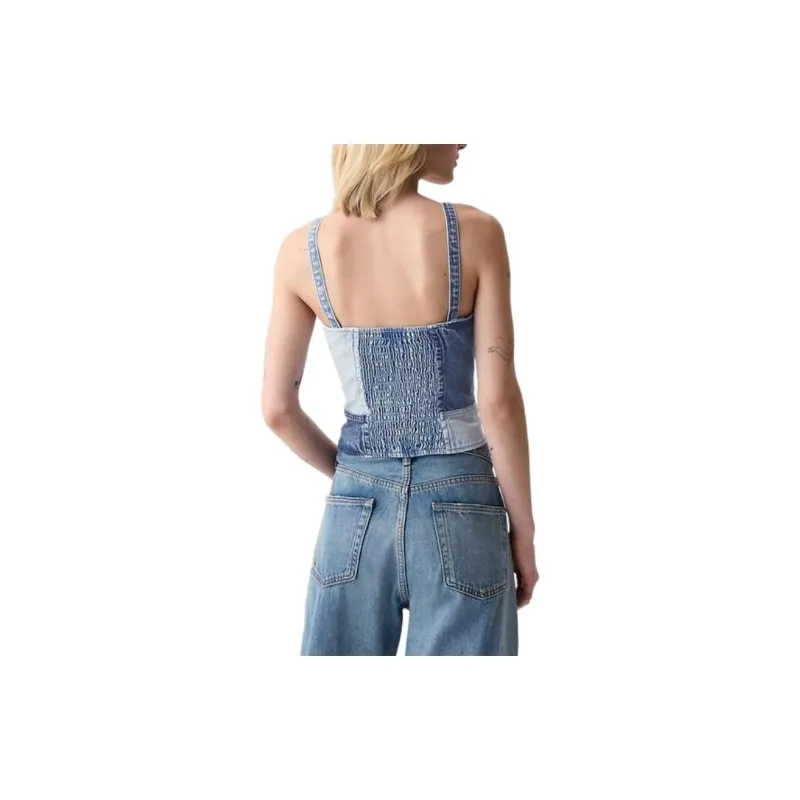 GAP Tank Tops Women's Blue-2