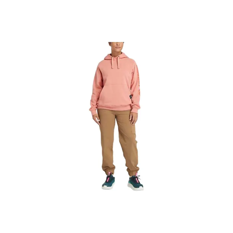 Timberland Hood Honcho Sport Hoodie Sweatshirt Women's Pink-3