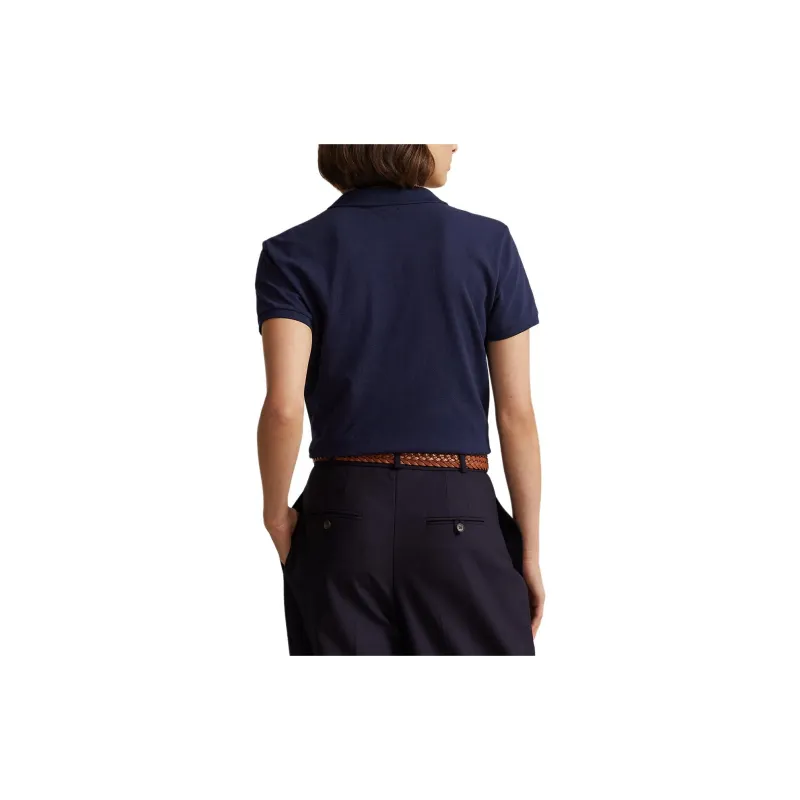 Polo Ralph Lauren Basic Mesh Fit Classic Short-Sleeve Knit 'Newport Navy/Red'-3