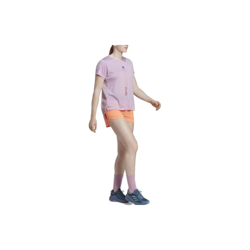 Adidas Casual Shorts Women's Orange Red-1